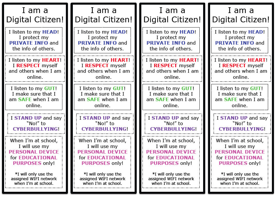 Digital Citizenship Lessons By Sandy
