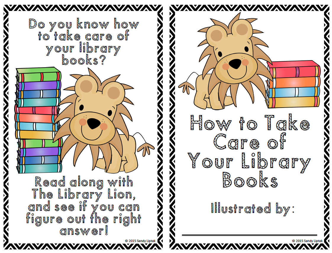taking care of library books coloring pages - photo #9