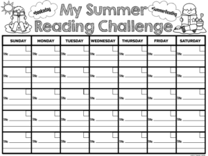 summer reading challenge