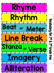 Poetry Anchor Chart