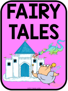 Folktale labels and posters