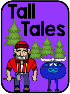 Folktale labels and posters