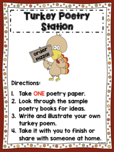 Fall Literacy Stations