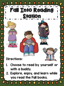 Fall Literacy Stations