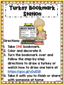 Fall Literacy Stations