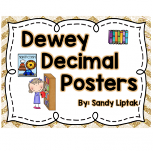 Dewey Decimal Posters - Lessons by Sandy