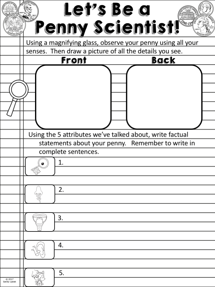 Introduction to Science Activity - Lessons by Sandy