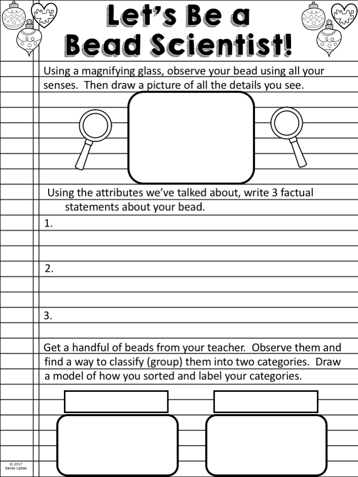 Introduction to Science Activity - Lessons by Sandy