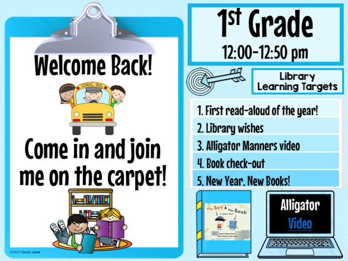 Morning Messages in the Library - Lessons by Sandy