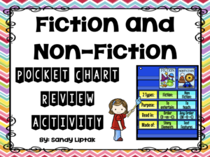 Fiction and Non-Fiction Pocket Chart Activity