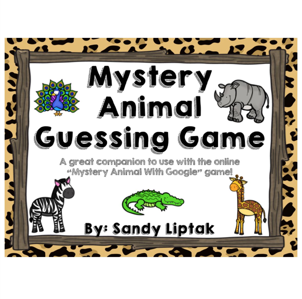 Mystery Animal Guessing Game - Lessons by Sandy