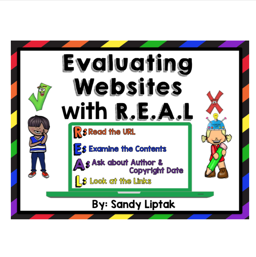 Evaluating Websites with R.E.A.L. - Lessons by Sandy