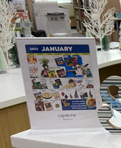 Photo of Capstone's Monthly Holiday Calendar.